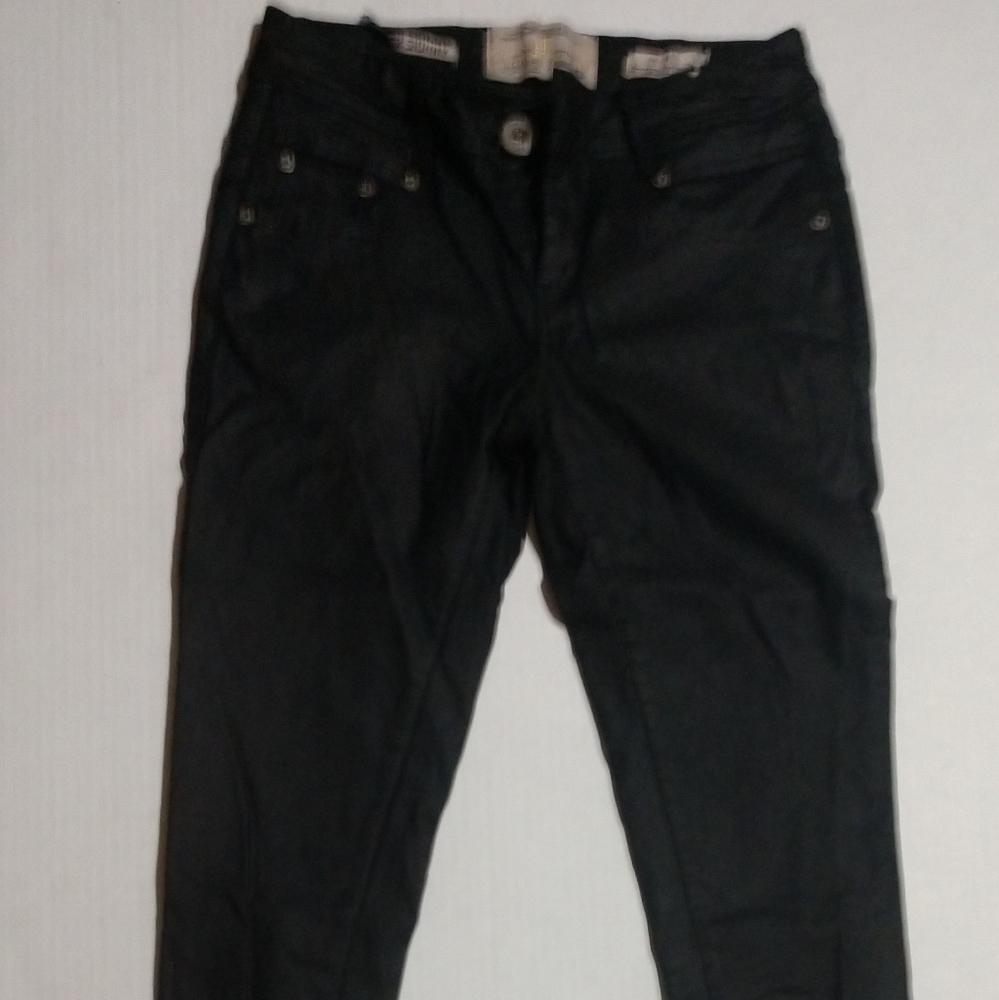 Women's size 3 black super skinny luxury jeans